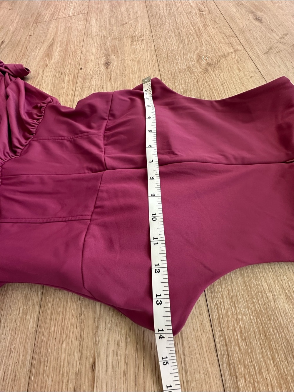 Athleisure Skater Sleeveless Dress in Deep Berry- Fit and Flare - Picture 6 of 6